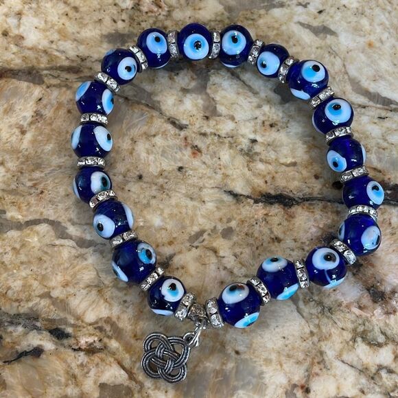 Colorful Turkish Evil Eye Bracelet - Picture 1 of 3